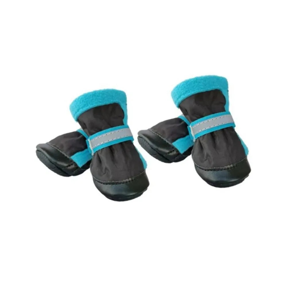 Reflective Dog Shoes | Anti-Slip Breathable Paw Protectors 4-Pack