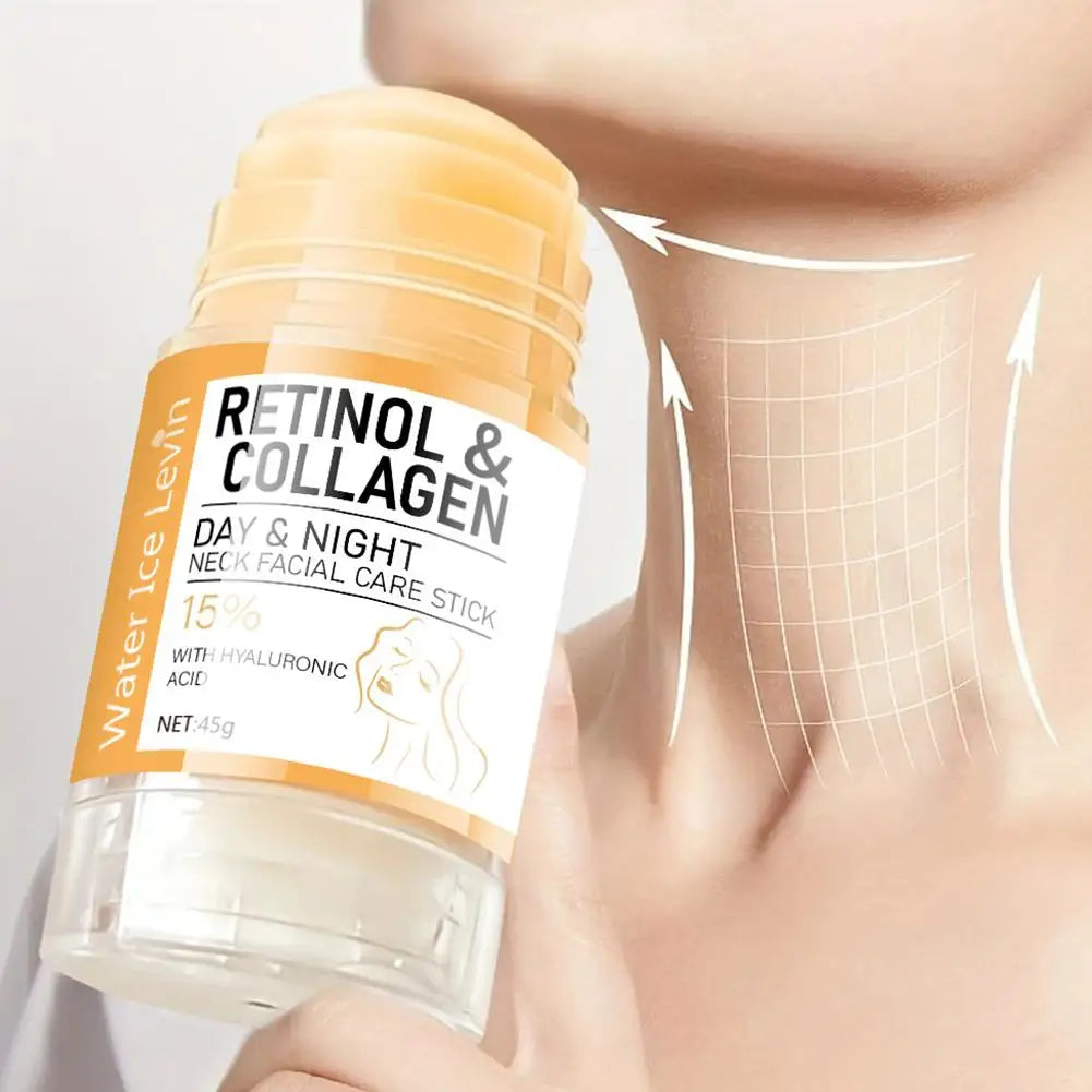 Retinol Lifting Firming Cream Stick Collagen Day&Night Neck Cream Moisturizing Anti-wrinkles Firming Neck Facial Daily Skincare Oasis Select