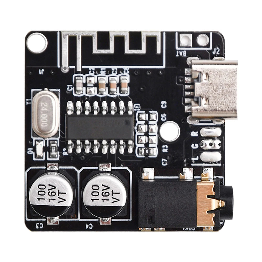 DC3.7~5V VHM-314 Bluetooth Audio Decoder Board MP3 Audio Receiver HiFi Stereo Lossless Sound Decoder Module Oasis Select Type-C 1