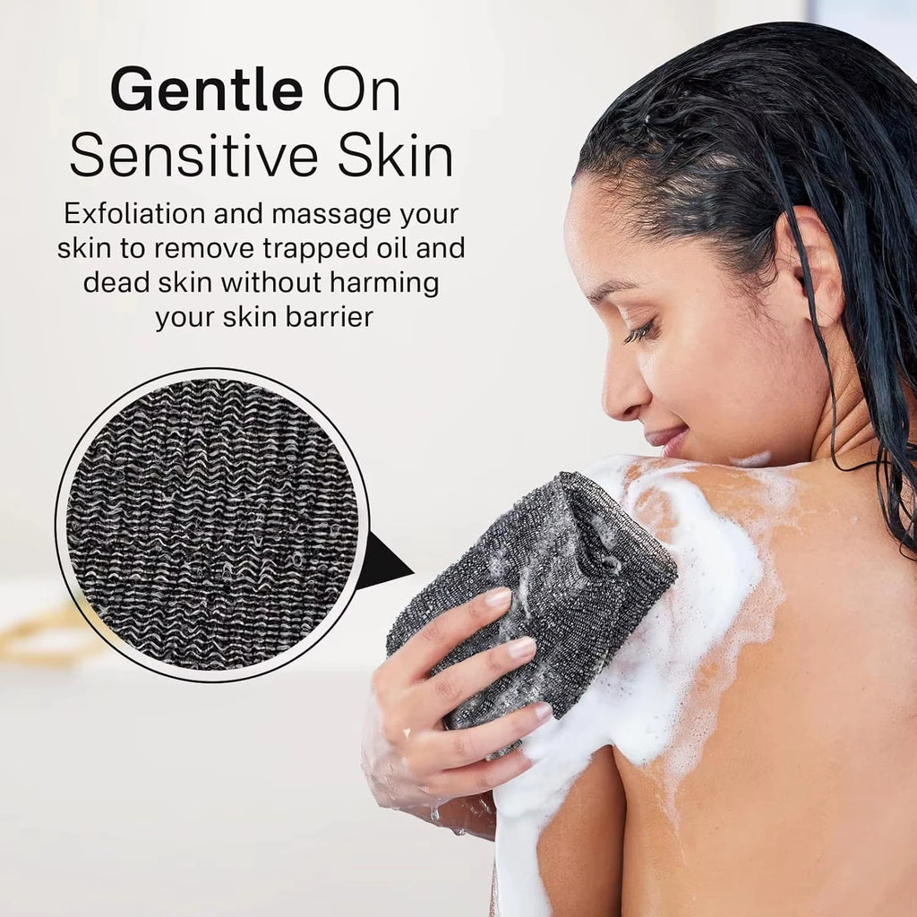 Japanese Exfoliating Bath Towel | Body Back Scrubber Cloth