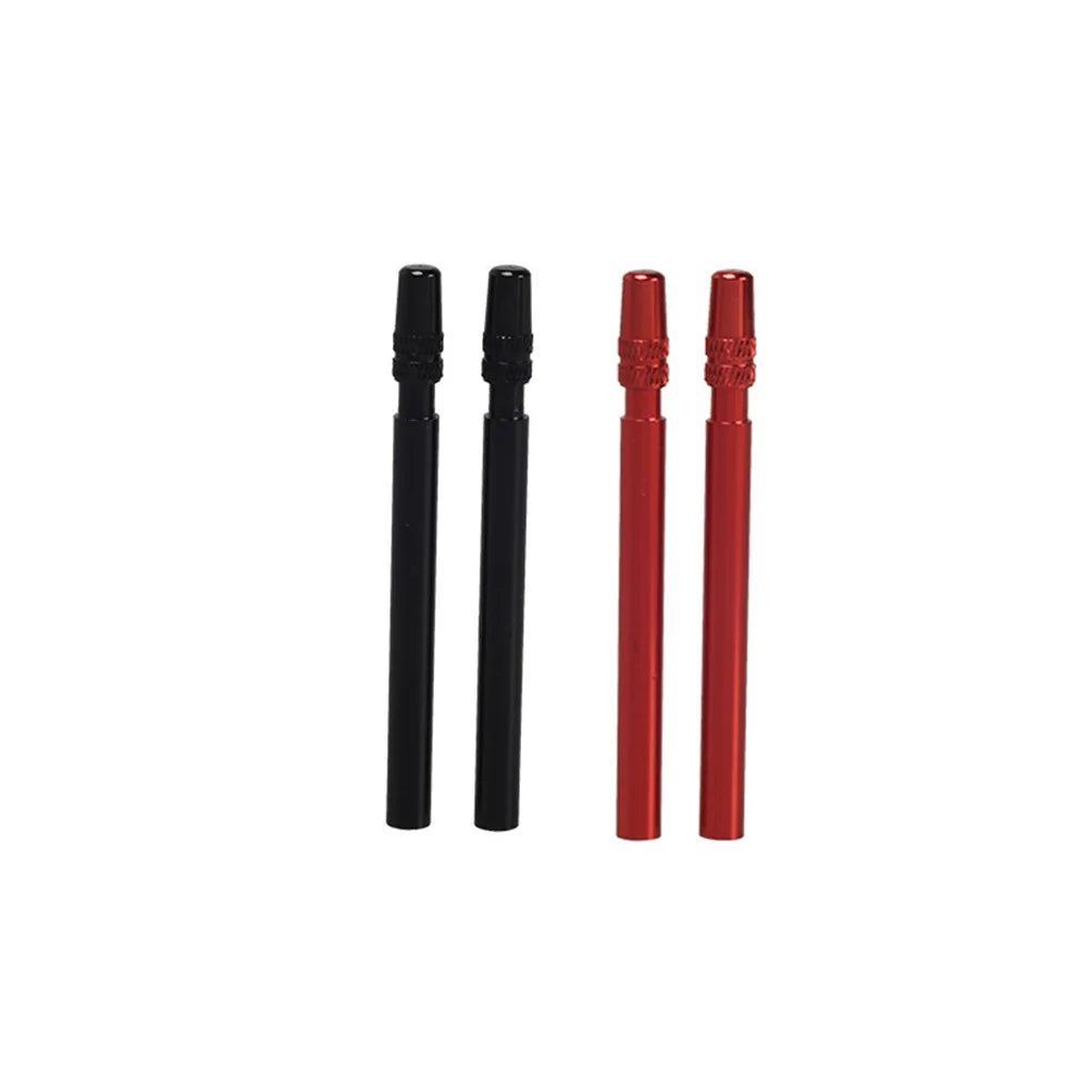 Taillight Extension Valve Tyre Inner Valve Bicycle Black/Red CNC Colorful Extenders For Bikes 40mm/50mm/60mm/70mm Oasis Select