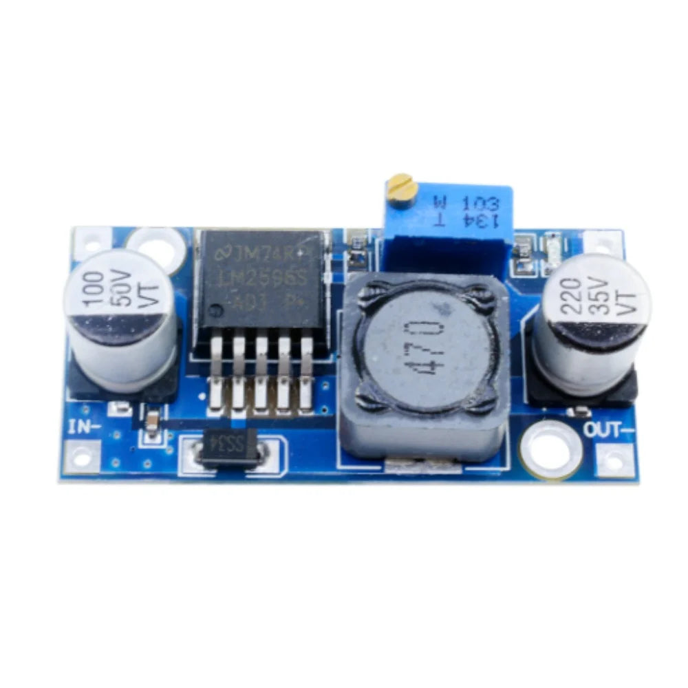 1/5/10pcs LM2596 DC-DC Adjustable Buck Converter 3.2V~35V to 1.25-35V Power Supply Step Down Voltage Regulator Module Oasis Select 1pcs