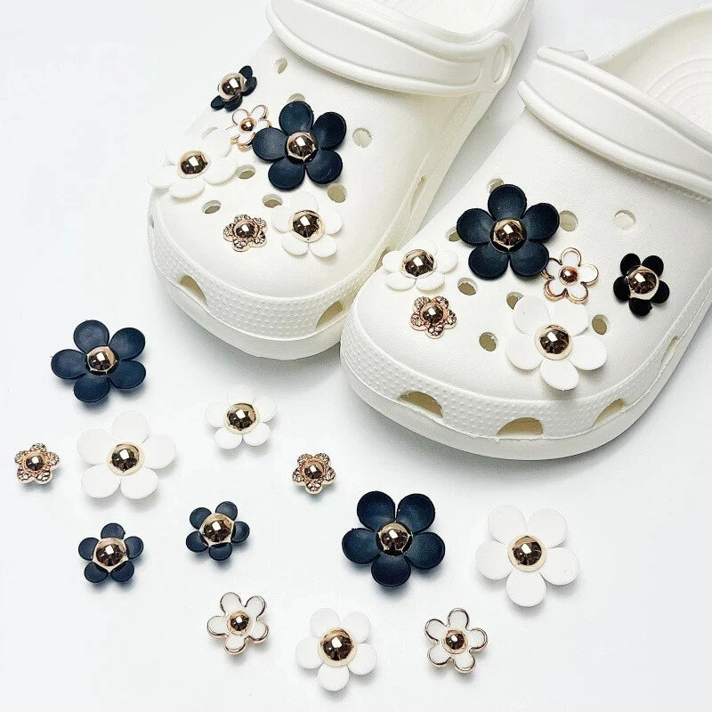 Little Daisy Fashion Shoe Accessory Set, decorative shoe buckles, removable, suitable for sandals and flip-flops. Oasis Select