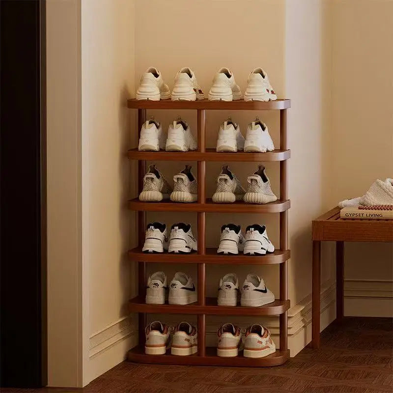 Simple shoe rack household door shoe cabinet multi-layer small narrow home shelf storage entrance bedroom living room dormitory Oasis Select The seventh floor