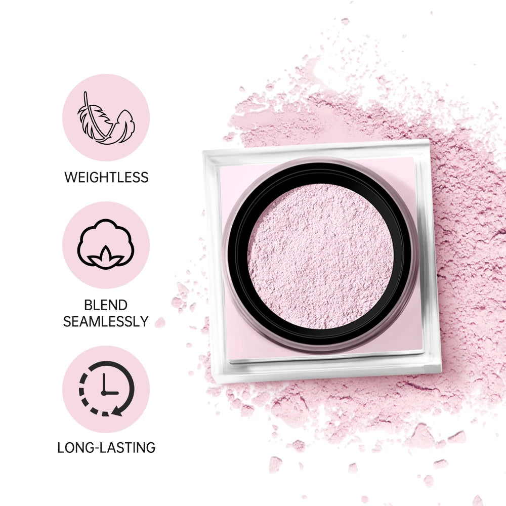 Loose powder makeup Loose Baking&Setting Powder Matte Waterproof Long Lasting Oil Control 4 Colors Loose Powder Makeup Cosmetics Oasis Select