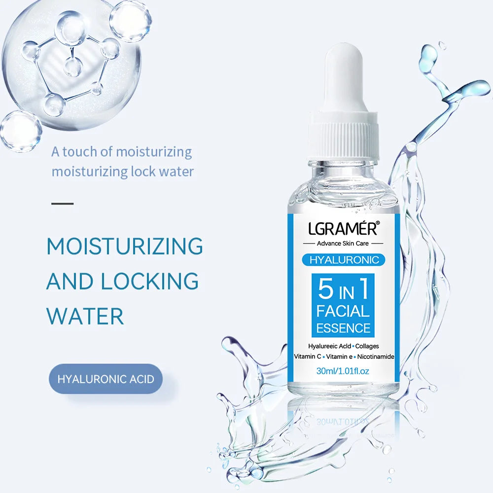 Hyaluronic Acid Facial Essence Deeply Moisturizes and Brightens Skin Tone To Eliminate Dull Facial Essence Korean Skin Product Oasis Select