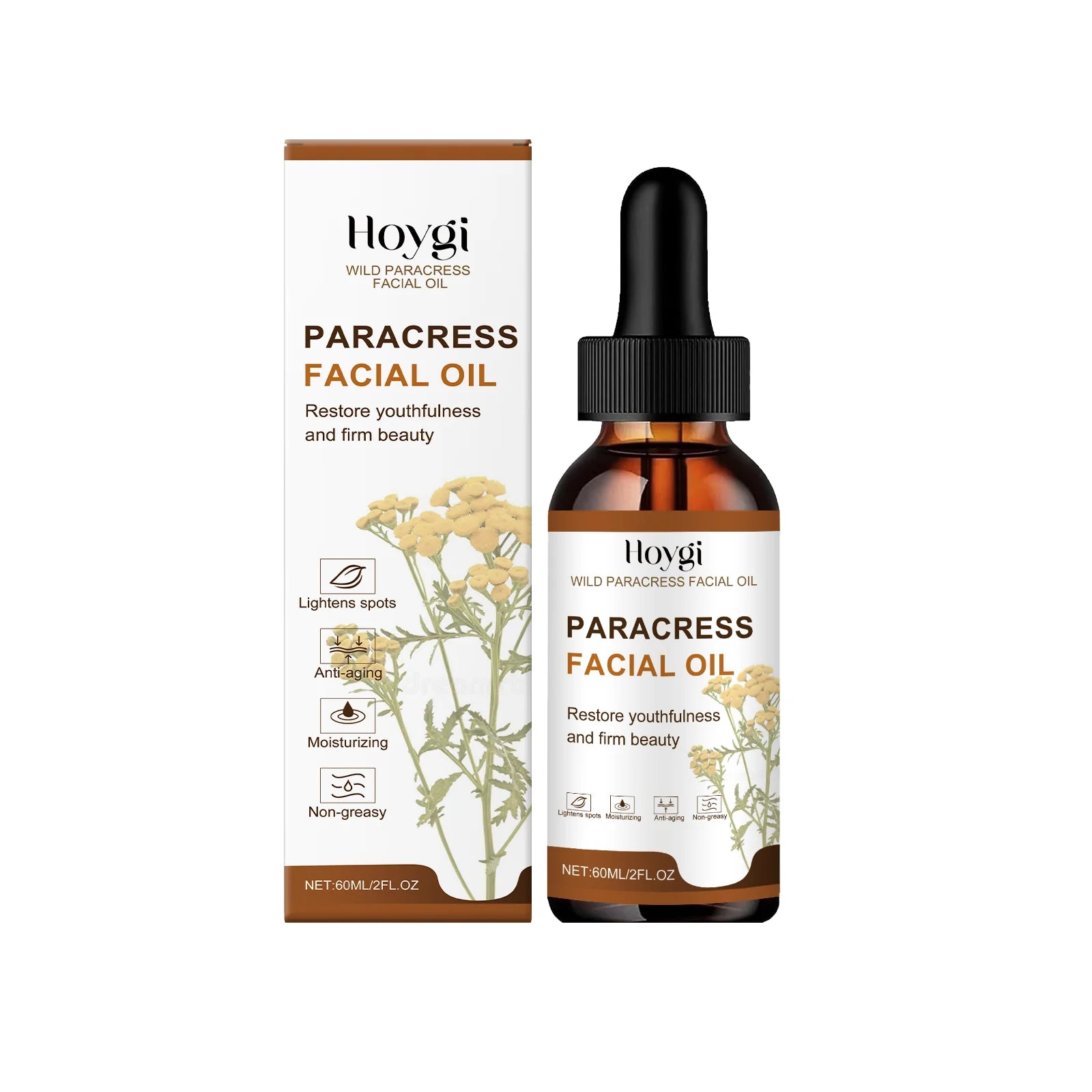 Hoygi Paracress Facial Oil – Barrier Repair & Brightening 60ml