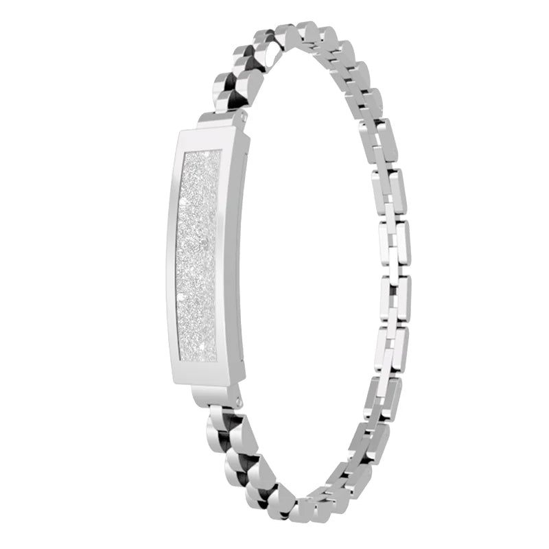 Ultra Thin Wristband Lady Waterproof Smart Chain Bracelet For Women Bluetooth Connected APP Sleep Heartrate Monitor Multi Sports Oasis Select SVSVM