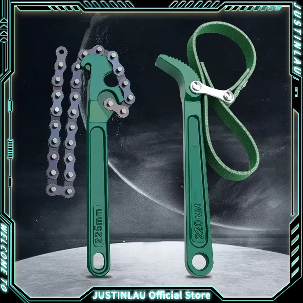 Strap Filter Wrench Non Slip Multifunction Pipe Fittings Tools Belt Strap Wrench for Opening Pipe Fittings Plumbing Automotive Oasis Select