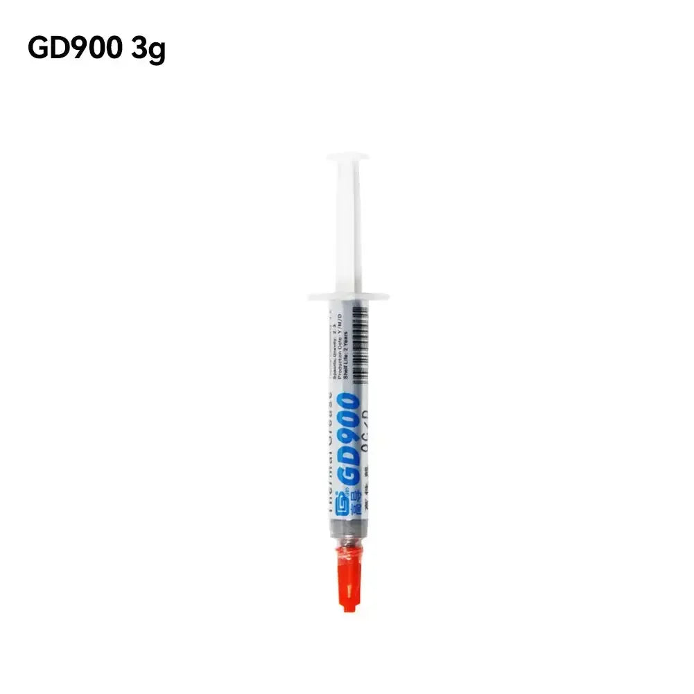 High Performance Thermal Grease Syringe Thermal Grease Paste GD900 Heatsink Compound Grease For CPU CN30 3/5/7/15/30g 4.8W/M-K Oasis Select GD900-SY3