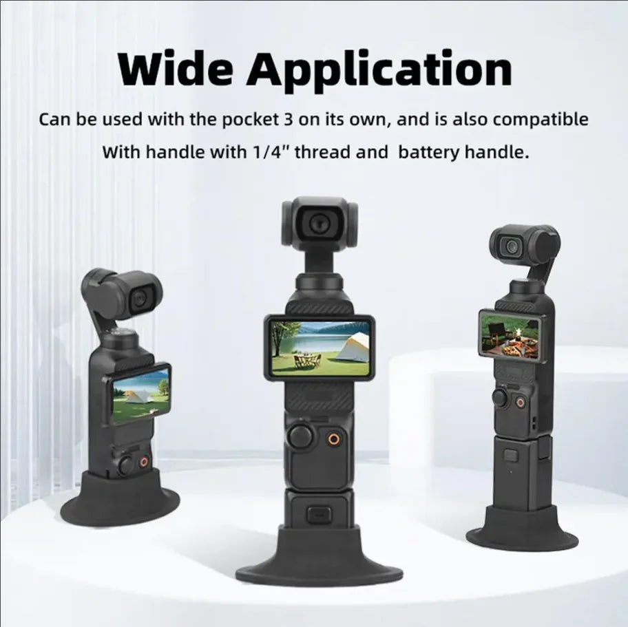 Silicone Mounting Base for DJI Osmo Pocket 3 & 4 Anti-Skid