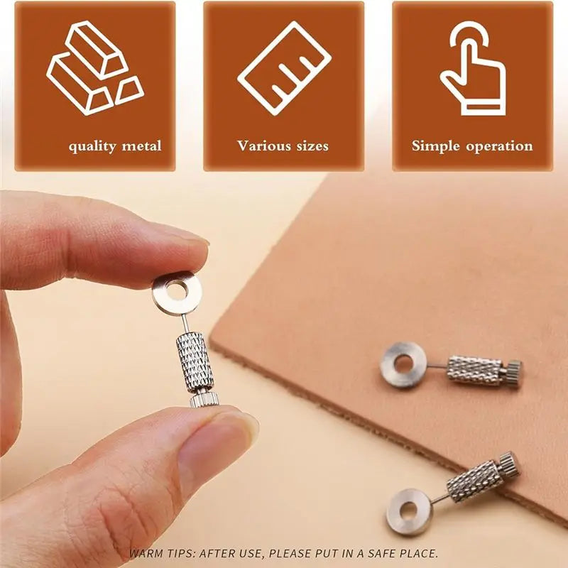 LIKE WISH 20Pcs Suture Positioning Needles,2 Size Leather Hand Sewing Position, Leathercraft Located Needles, Locking Pins Silve Oasis Select