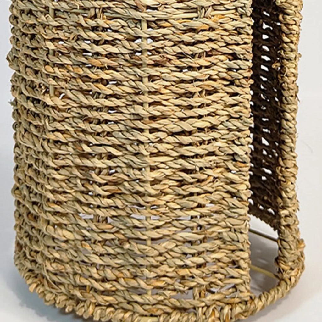 Toilet Paper Holder Handwoven storage basket No-Drill Bathroom Organizer with Cup Holder Bathroom Organizer Bathroom Decor Oasis Select