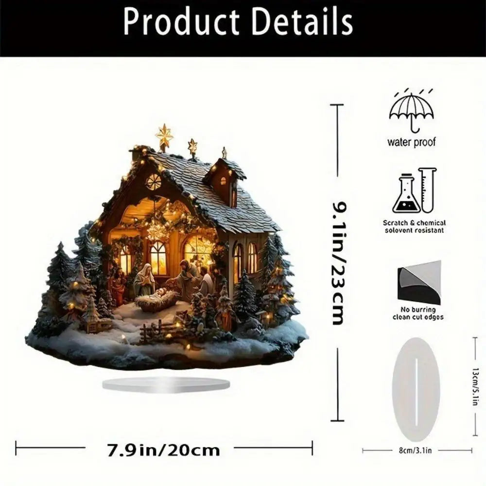 Nativity Scene Resin Statue | Holy Family Catholic Figurine