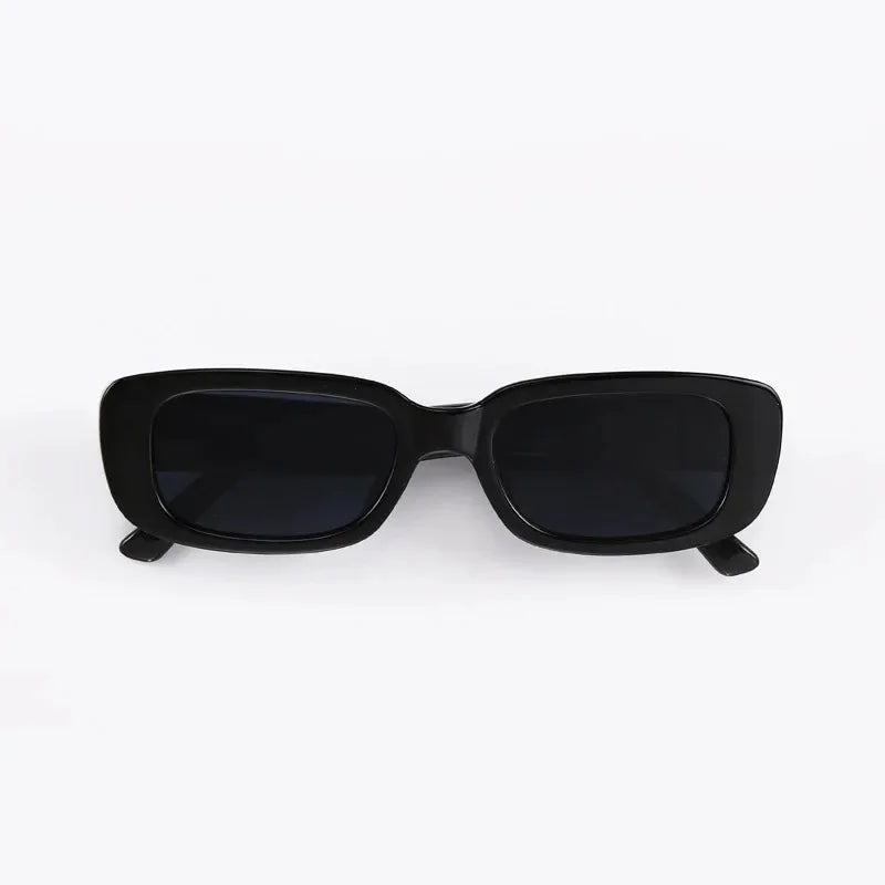 New Small Sunglasses Women Men Trendy Vintage Brand Designer Hip Hop Square Green Sun Glasses Female Eyewear Oasis Select black
