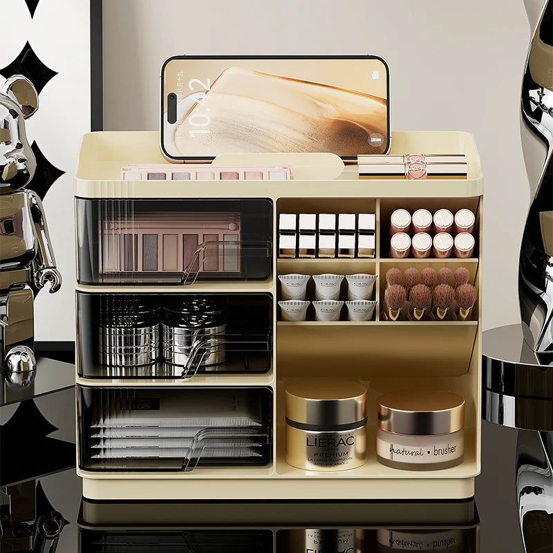 Makeup Organizer with Drawers for Vanity, Spacious Cosmetic Display Case, the Perfect Storage Solution for Your Beauty Essential Oasis Select