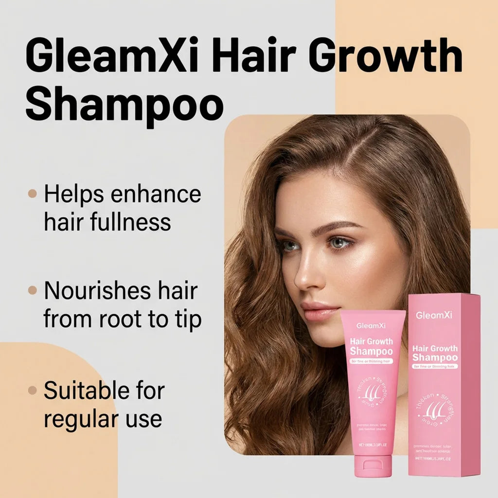 Hair Growth Shampoo Natural Turmeric Formula Strengthen Roots Anti