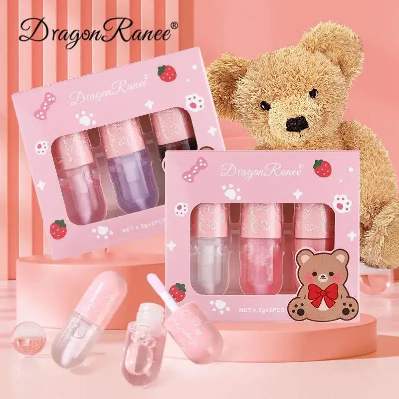 Long Lasting Pearly Lip Gloss Waterproof Mirror Glaze Nourishing Moisturizing Non Stick Lip Oil Set Oasis Select