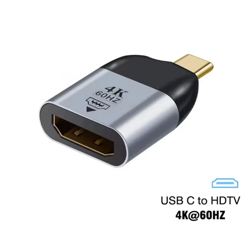 USB C Type C To 4K 8K HDMI HDTV USB C to DP DisplayPort miniDP VGA RJ45 Adapter For Laptop MacBook TV Box PS5 Switch iPad Galaxy Oasis Select C to HDTV 4K60HZ