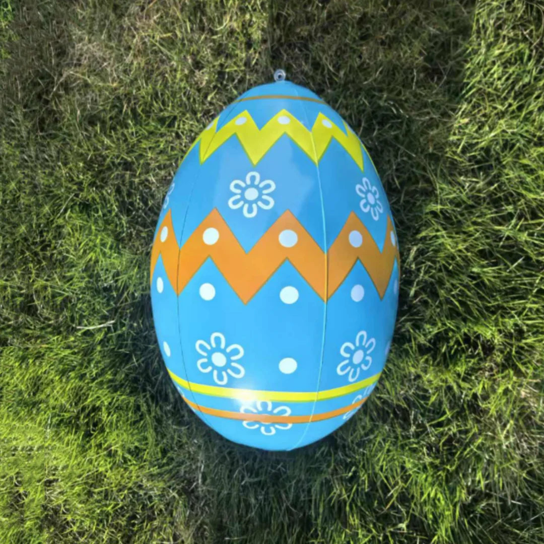 16 Inch Easter Inflatable Ball Outdoor Giant Balloon PVC Balls Pendant Reusable Yard Garden Ornament Easter Party Decoration Oasis Select