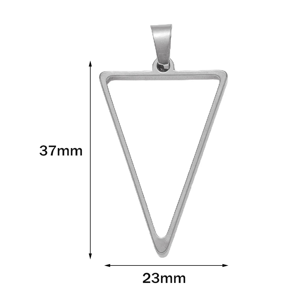 Stainless Steel Open Back Resin Molds Pendants Blanks Frame Hollow
