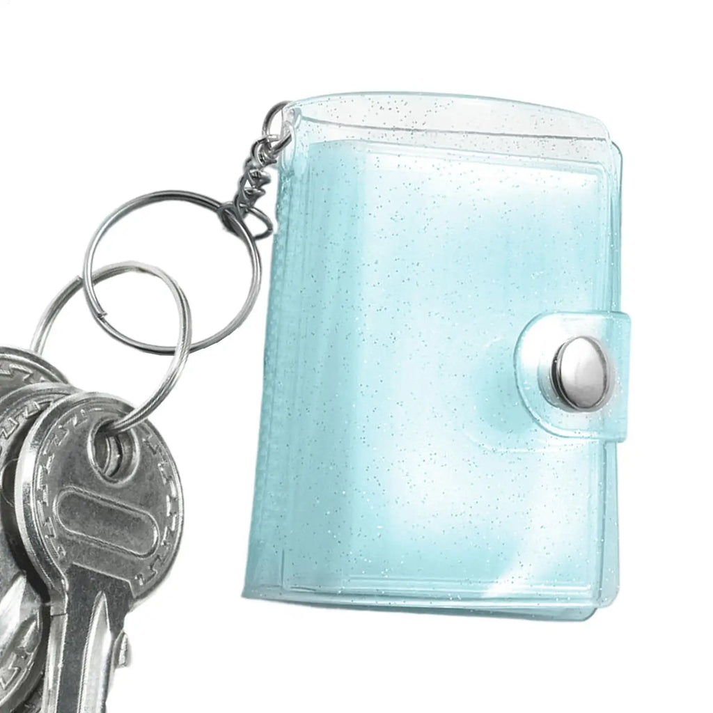 2 Inch Mini Photo Album Mini Keyring ID Instant Pictures Interstitial Storage Case Card Collect Book Photocard Holder Keyring Oasis Select