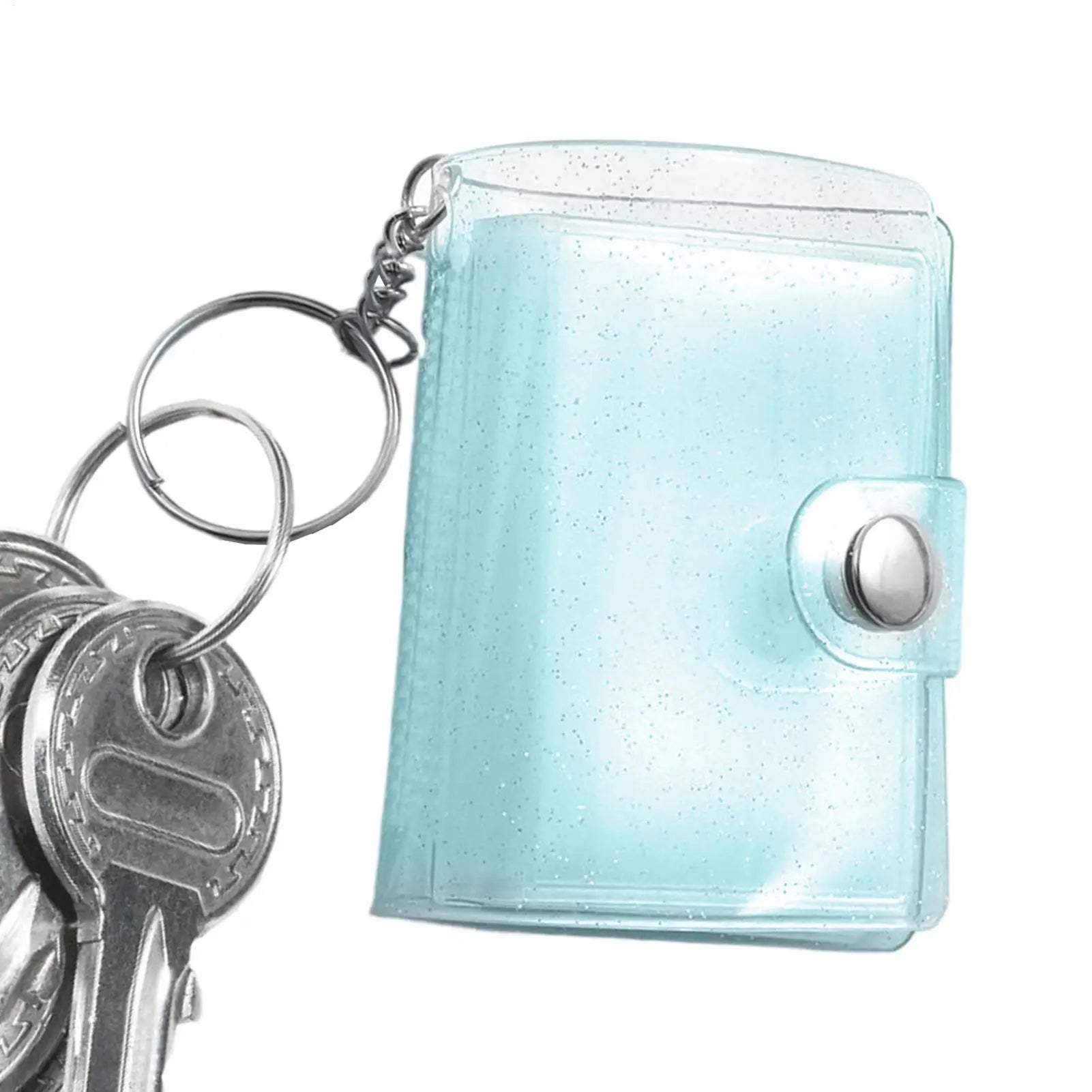 2 Inch Mini Photo Album Mini Keyring ID Instant Pictures Interstitial Storage Case Card Collect Book Photocard Holder Keyring Oasis Select
