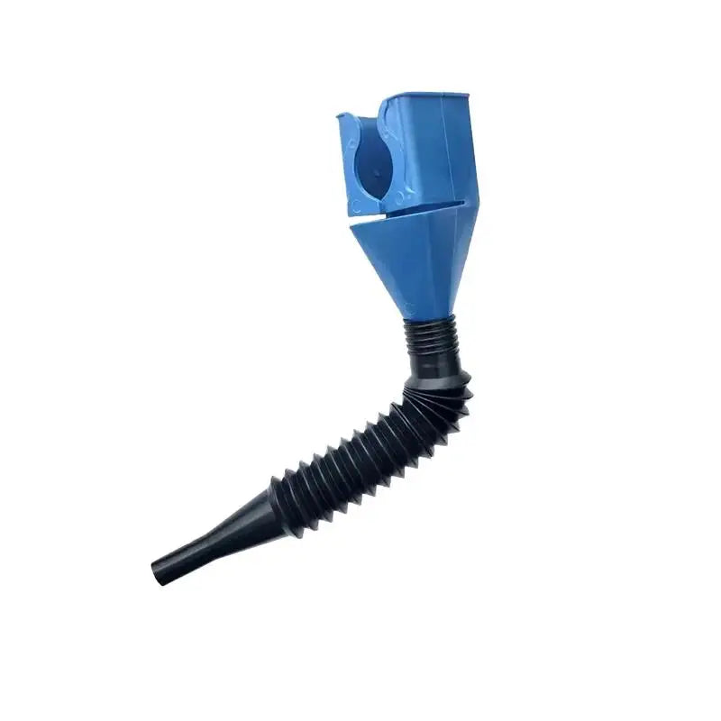 1/2/4/6pcs Blue Universal Plastic Multi-Function Wide Mouth Large Funnels Flexible Draining Tool Snap Funnel For Automotive Oil Oasis Select 1pcs