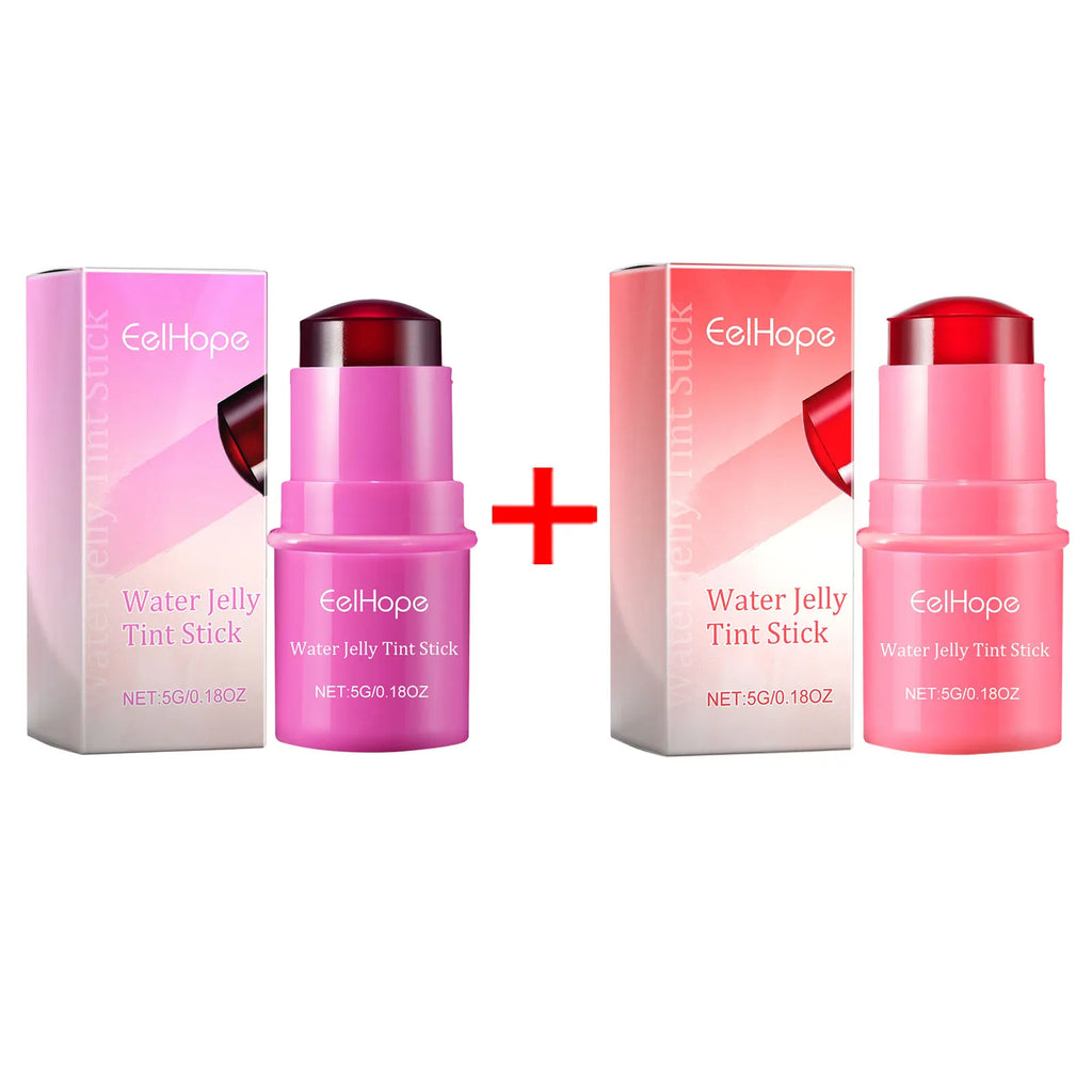 Eelhope 3-in-1 Milk Jelly Tint Blush & Lip Stick | Matte Finish Blush & Lip Tint Stick Oasis Select B and C