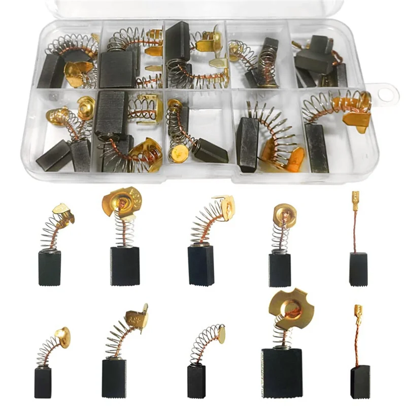 ~WISH Electric Motor Carbon Brushes For Power Tool Replacement Parts For The Maintenance Of Carbon Brush Motors Oasis Select