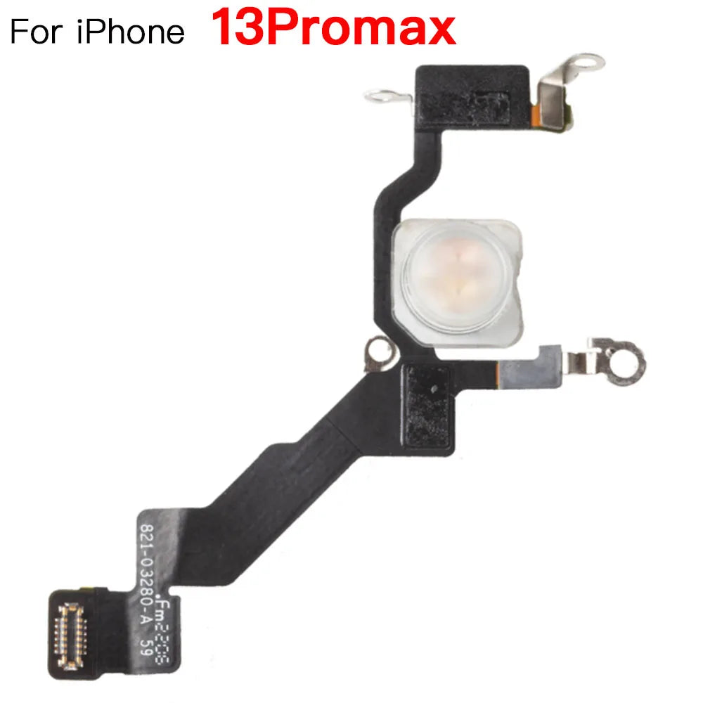Flashlight Flex Cable iPhone 13 Mini Pro Max + Mic Module