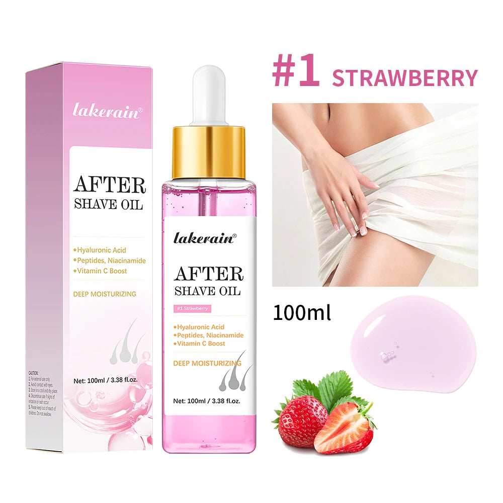 Strawberry After Shave Oil women For Smooth Skin Moisturizes Soft Serve Shave Oil Truly After Shave Oil Strawberry ﻿Skincare Oasis Select 1Strawberry