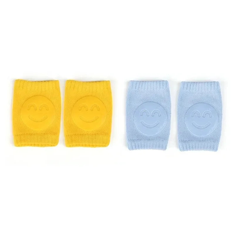 Baby Knee Pad Kids Safety Crawling Elbow Cushion Infants Toddlers Protector Safety Kneepad Leg Warmer Girls Boys Oasis Select yellow-blue