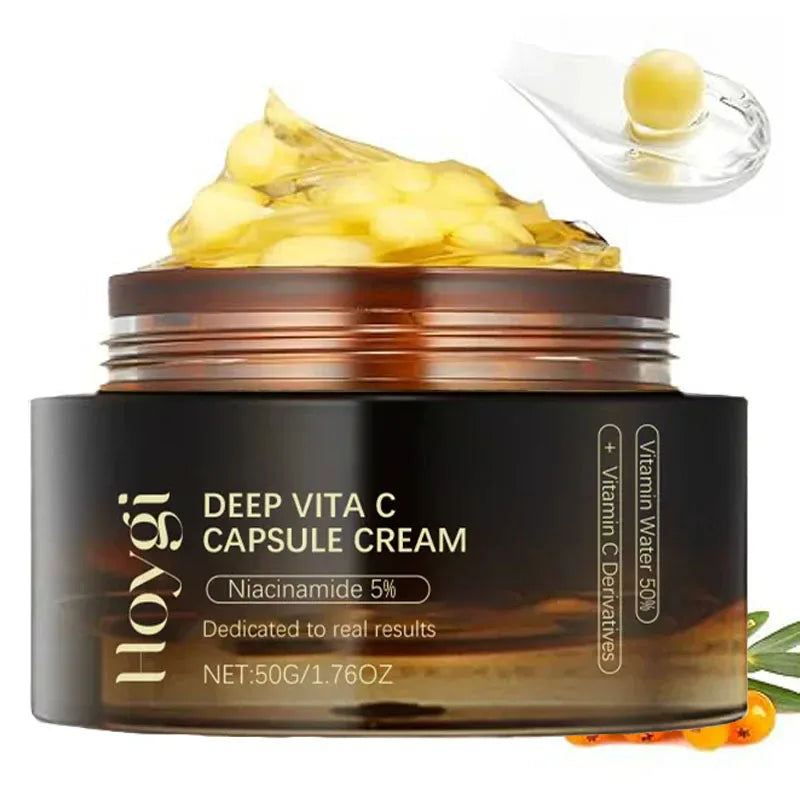 Vitamin C Golden Capsule Face Moisturizer | Glow & Hydration