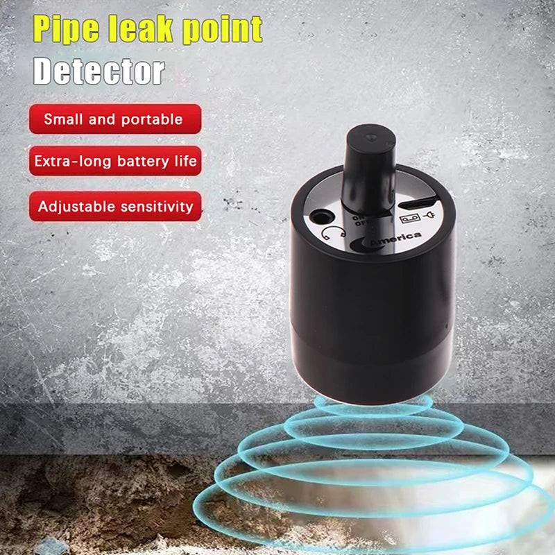 Water Leak Detector Multi-functional Sound Collector Suitable For Leak Detection Of Various Construction Pipe Oasis Select