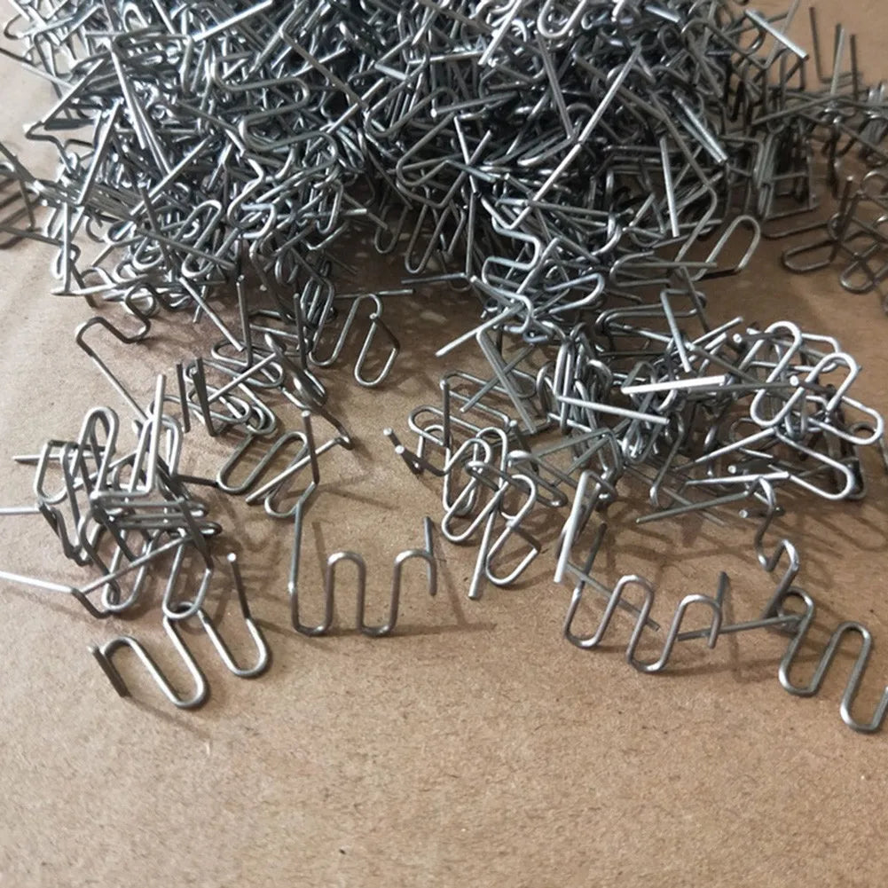 1000pcs 0.6mm Welding Nails S Wave Staples For Car Bumper Bodywork Plastic Stapler Repair Kit High Quanlity Oasis Select