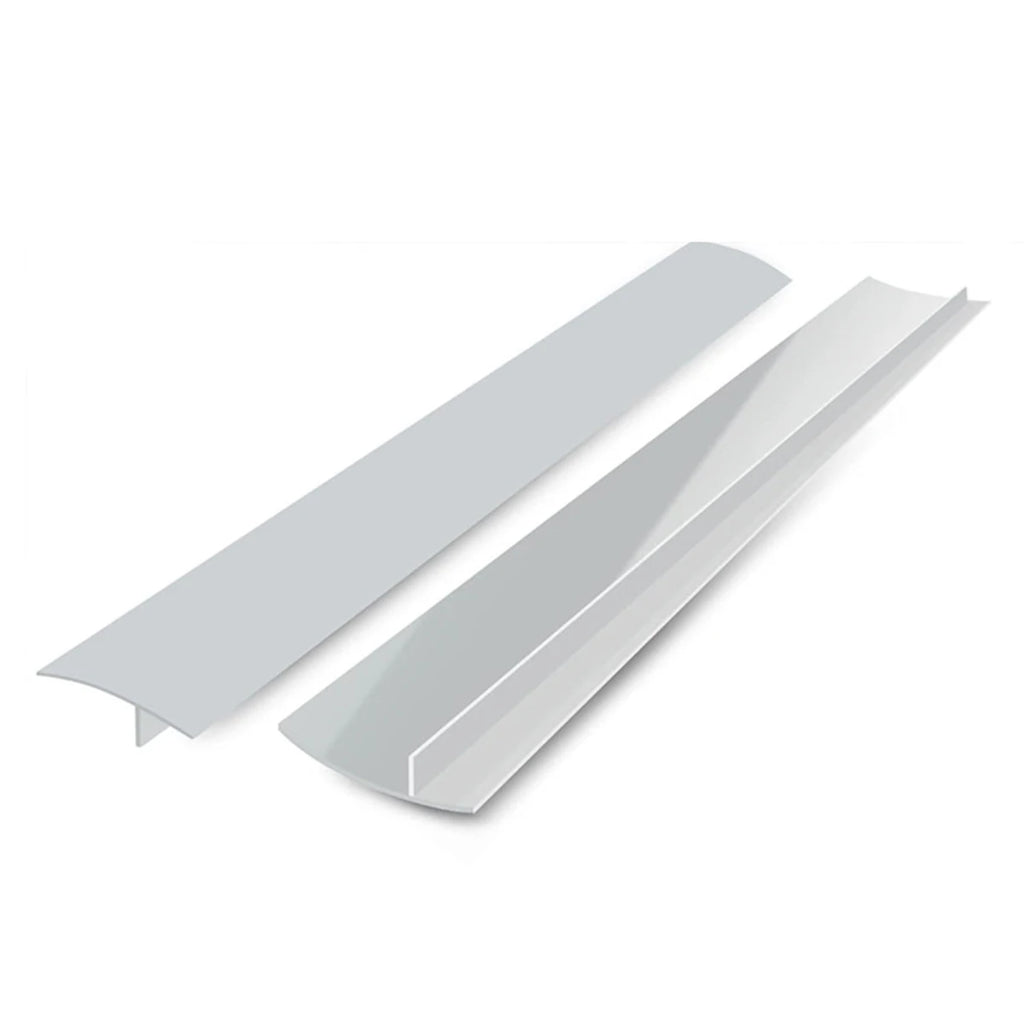 Silicone Gap Strip, Kitchen Gas Stove Sealing Strip, Kitchen Anti-Oil Anti-Stain Strip, Silicone Seal Insert Strip Oasis Select 2pcs grey