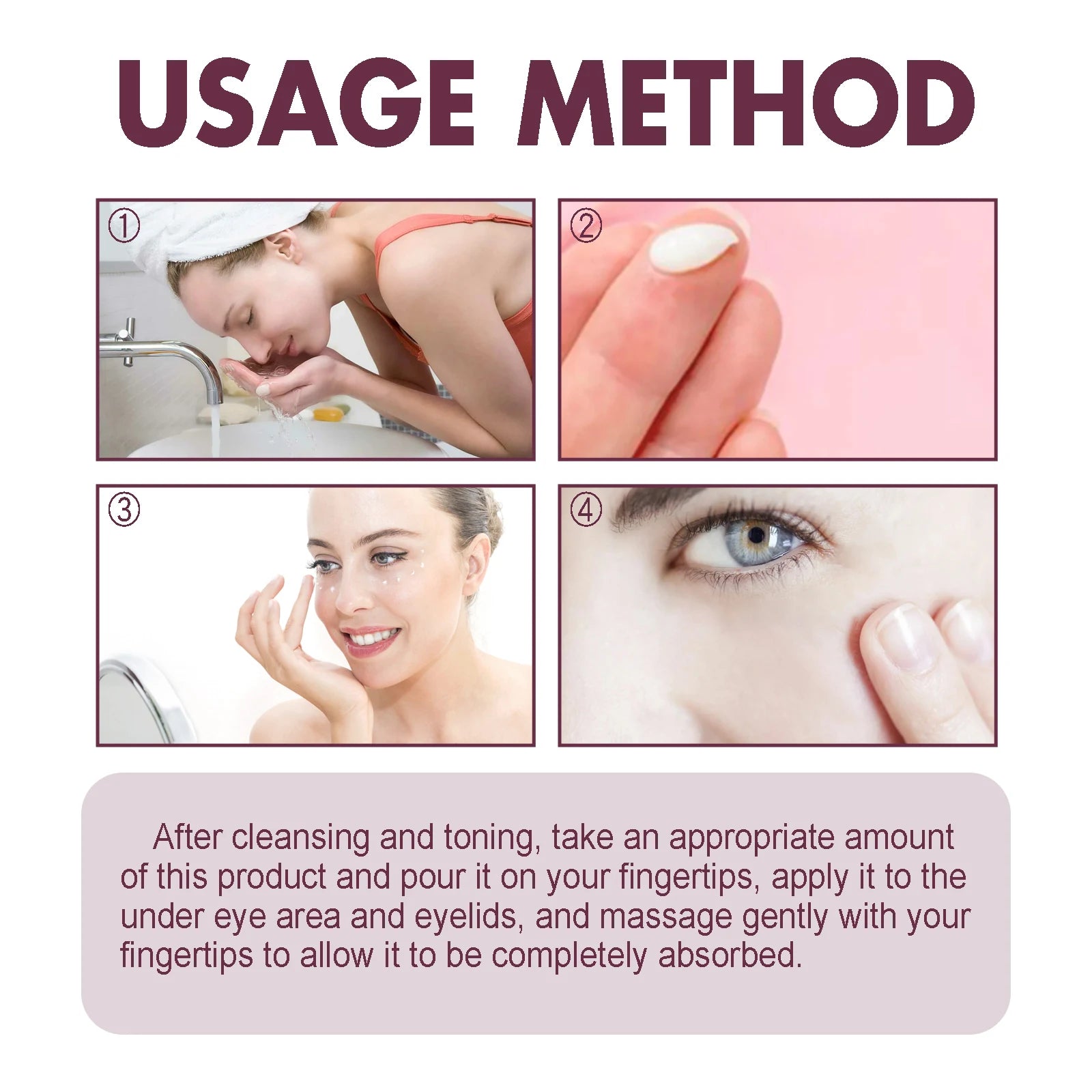 Niacinamide Firming Eye Cream Lock Moisture Reduce Dryness Relieve Fine Lines Increase Skin Elasticity Massage Eye Care Lotion Oasis Select