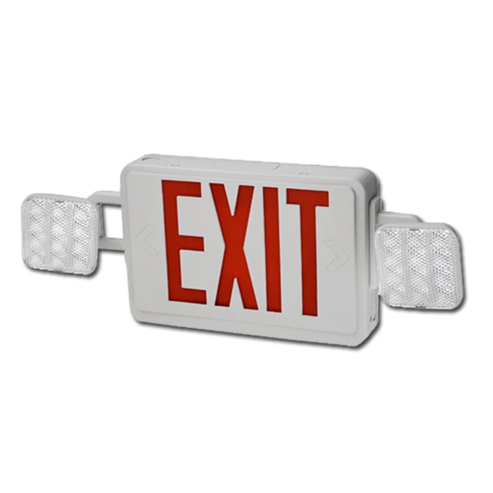 Dual-Head 2W LED Emergency Exit Light with Battery Backup SK-214