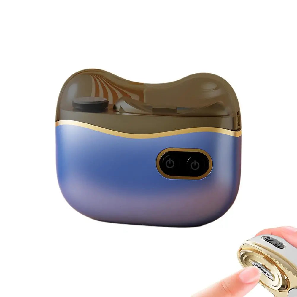 2-in-1 Electric Nail Clipper & Polisher with LED Light | USB Electric Nail Clipper Oasis Select blue