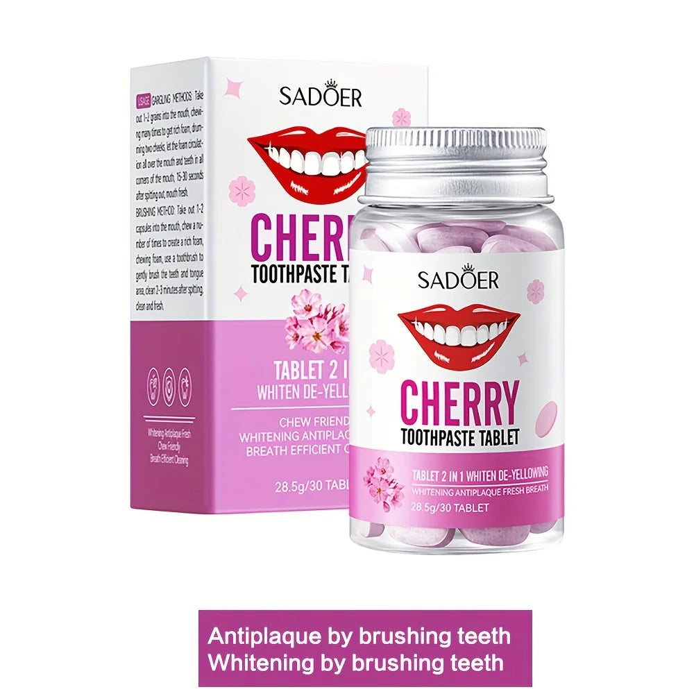 Sakura Chewable Toothpaste Tablets – Fresh Breath | 28.5g Toothpaste Tablets Oasis Select WHITE