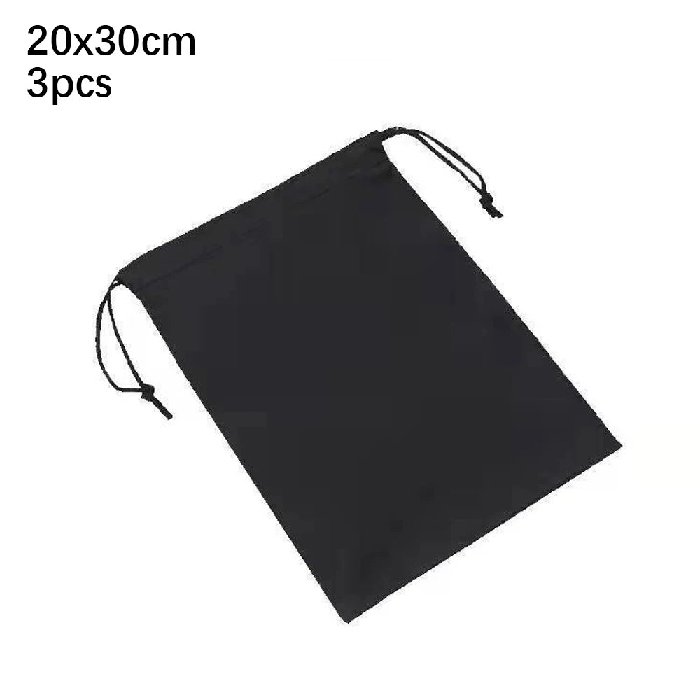Sacs de rangement en Nylon, sac d'emballage à cordon, housse anti-poussière robuste, poignée en corde Flexible, sac d'organisati Oasis Select 20x30cm 3pcs