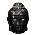 Ceramic Head Aromatherapy Burner Indoor Household Essential Oil Special Incense Burner Handicraft Home Ornament Decoration Oasis Select Black