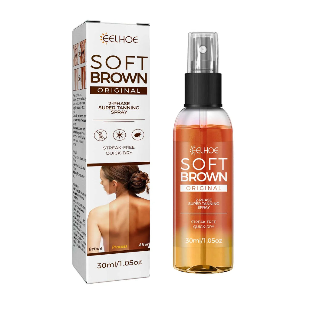 Self Tanning Spray Assist Natural Soft Antique Bronzer Wheat Skin Tone Tanning Accelerator Spray Beach Outdoor Sunscreen Care Oasis Select