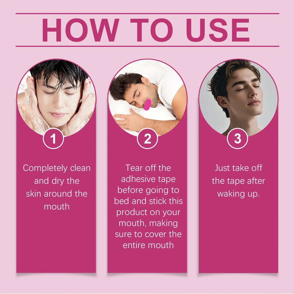 Laniska Lavender Stop Snoring Sleep Patch Enhance Breathing Easy Use Mouth Tape Children Adult Correction Night Sleep Care Patch Oasis Select