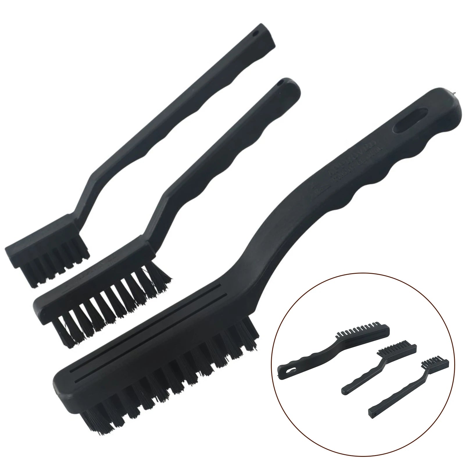 1/3pcs PCB Cleaning Brush Anti-Static Brush Electronic Antistatic Hairbrush Dust Clearning Hand Tools Oasis Select 3pcs