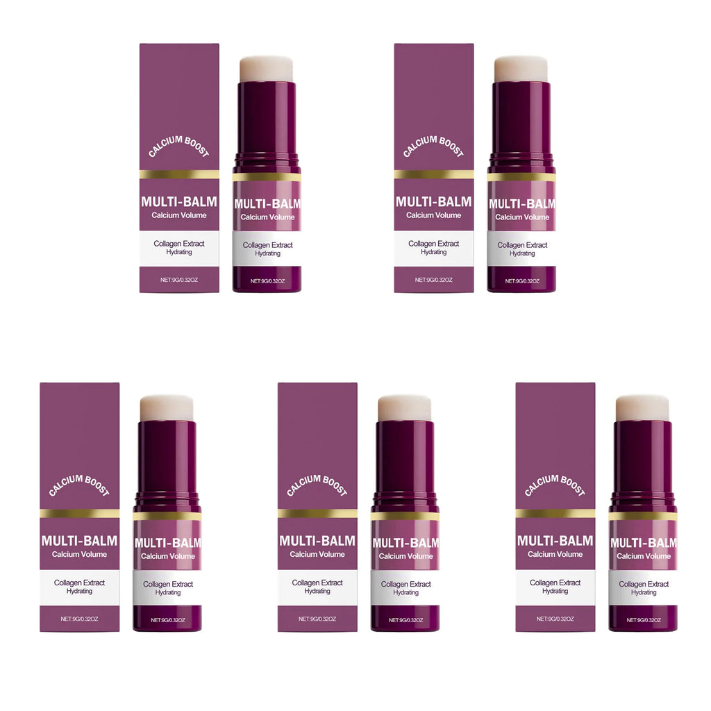 Hoygi Calcium Collagen Multi Balm Stick – Face, Eyes & Neck Moisturizing Balm Stick Oasis Select 5Pcs