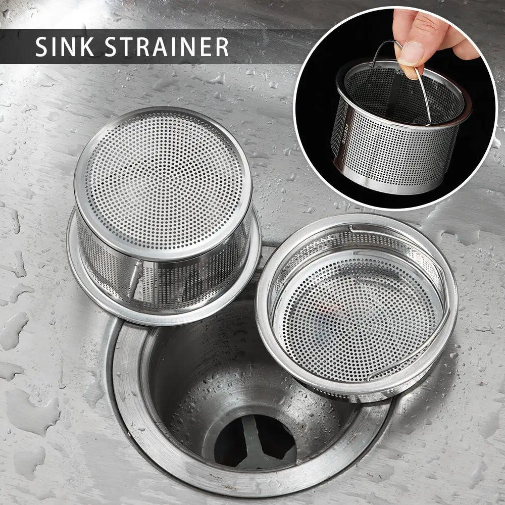 Tool Useful Waste Drainer Stainless Steel Cleaning Stuff Cover Sink Strainer Food Hair Stopper Colander Plug Filter Basket Oasis Select