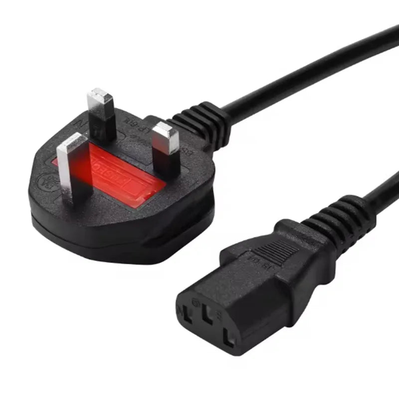 1.5m 3m PC Power Extension Cord 3-Prong EU US AU UK PLUG C13 AC Power Supply Cable Adapter Cord Charging Cable Line Wires Oasis Select