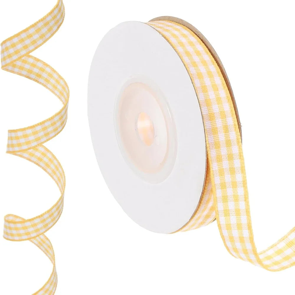 50 Yard Plaid Satin Ribbon Roll 2CM – Gift Wrapping & Weddings